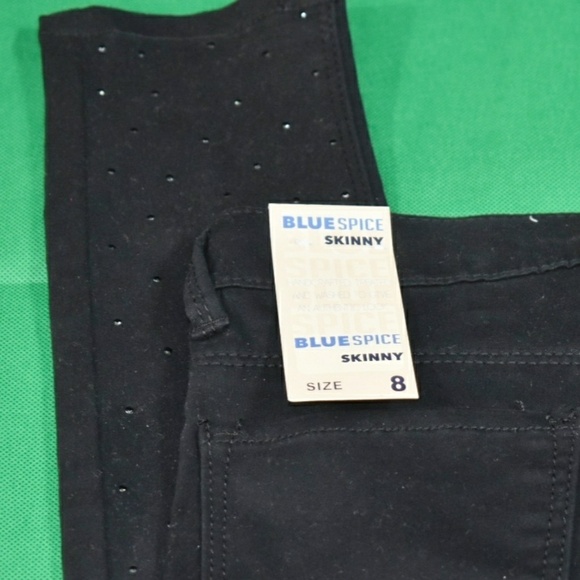 *NEW* Girl's Blue Spice Skinny Jeans Size 8 - Picture 5 of 6